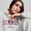 GAP × Summer Fridays Schwerer Oversize-Hoodie mit Logo