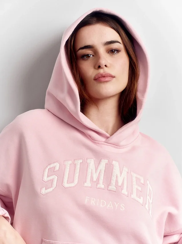 GAP × Summer Fridays Schwerer Oversize-Hoodie mit Logo