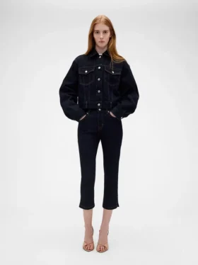 GAP × Victoria Beckham Capri-Jeans mit niedriger Leibhöhe