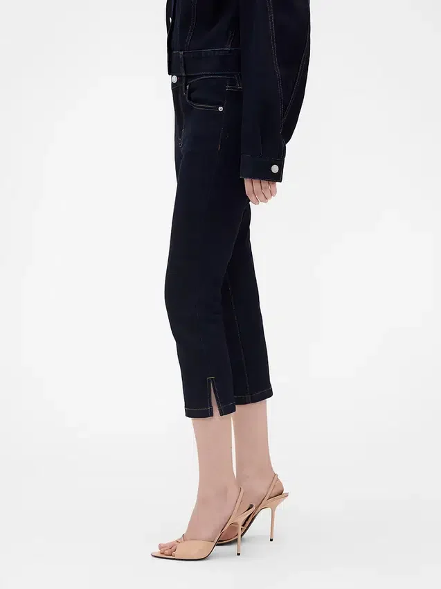 GAP × Victoria Beckham Capri-Jeans mit niedriger Leibhöhe