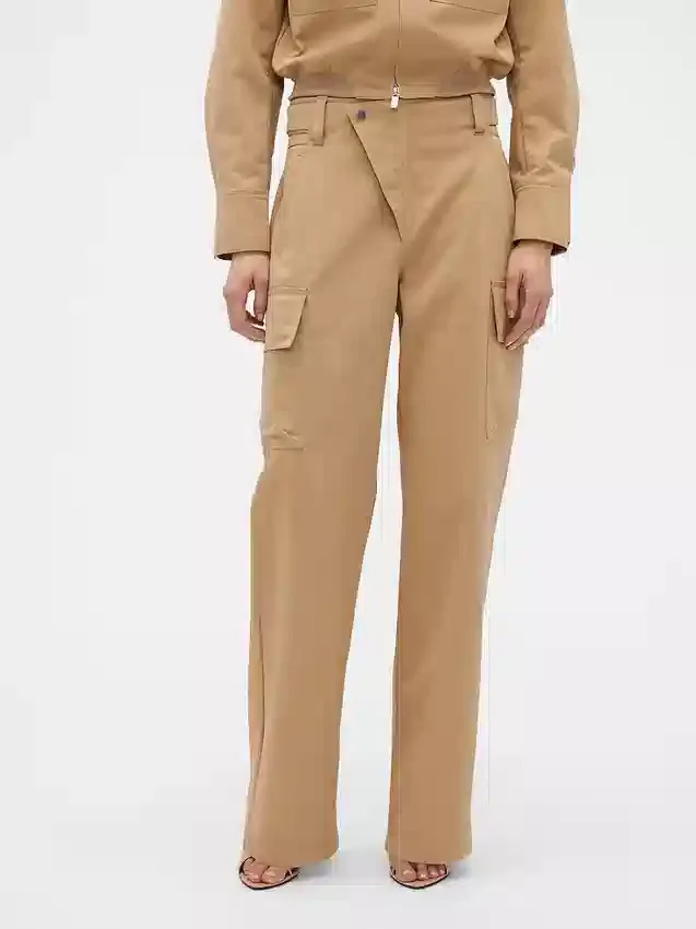 GAP × Victoria Beckham Cargohose mit hoher Leibhöhe