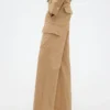 GAP × Victoria Beckham Cargohose mit hoher Leibhöhe