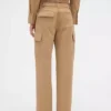 GAP × Victoria Beckham Cargohose mit hoher Leibhöhe