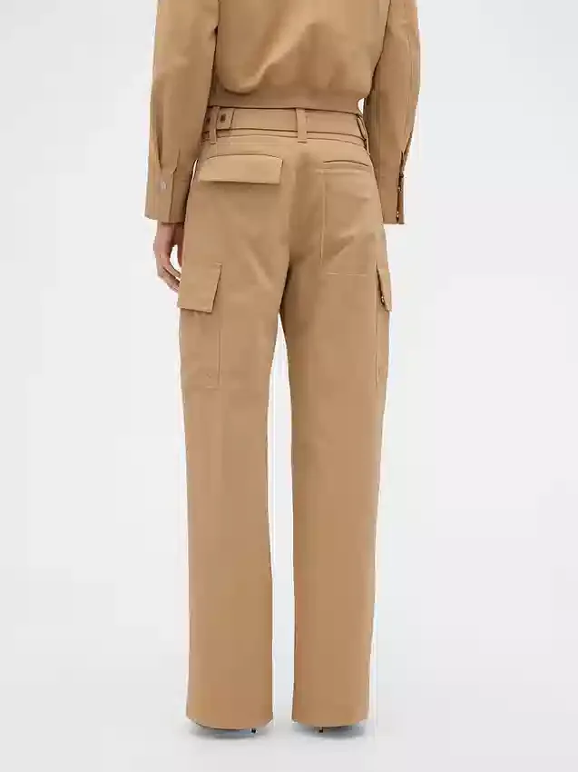 GAP × Victoria Beckham Cargohose mit hoher Leibhöhe