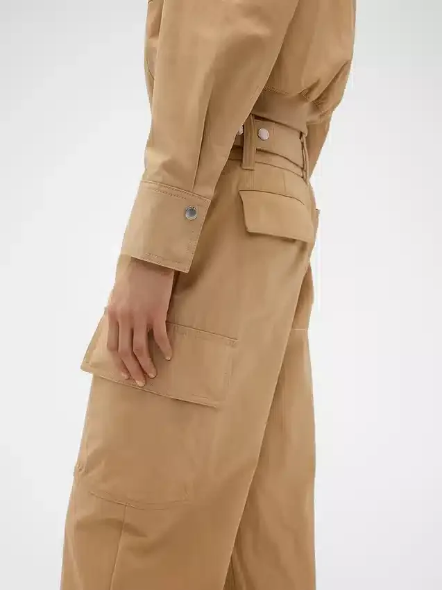 GAP × Victoria Beckham Cargohose mit hoher Leibhöhe