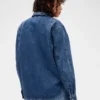 Gap × Victoria Beckham Denim-Hemd mit Reißverschluss