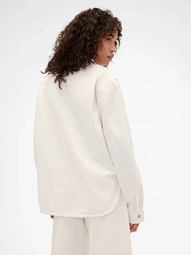 Gap × Victoria Beckham Denim-Hemd mit Reißverschluss