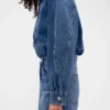 Gap × Victoria Beckham Denim-Hemd mit Reißverschluss