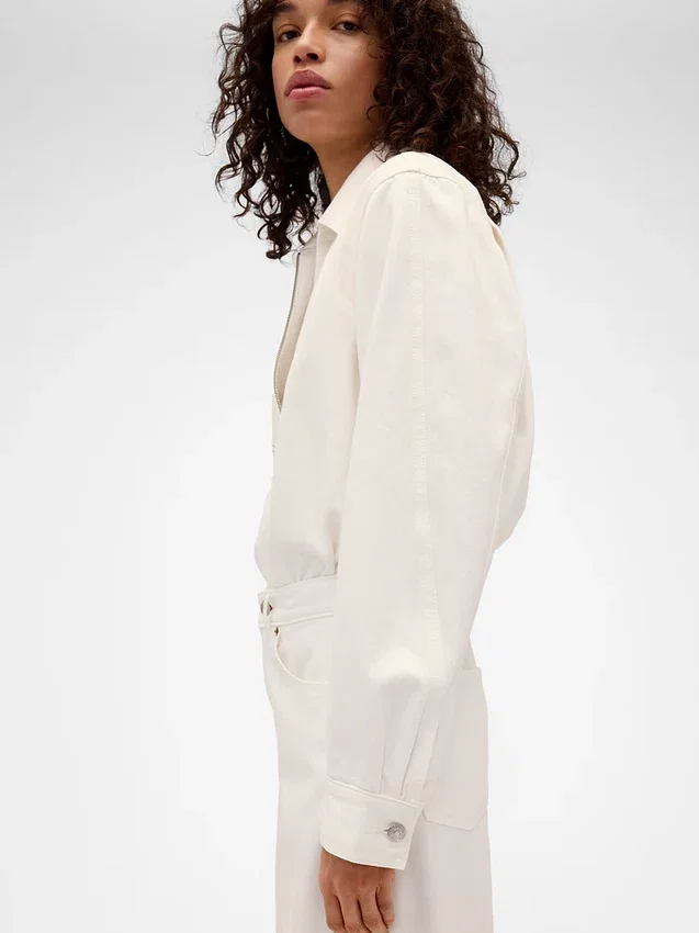 Gap × Victoria Beckham Denim-Hemd mit Reißverschluss