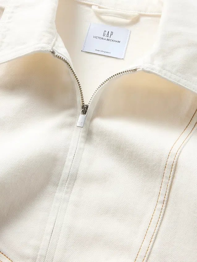 Gap × Victoria Beckham Denim-Hemd mit Reißverschluss