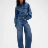 Gap × Victoria Beckham High-Rise-Arc-Jeans