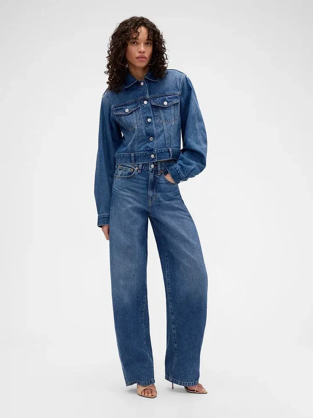 Gap × Victoria Beckham High-Rise-Arc-Jeans