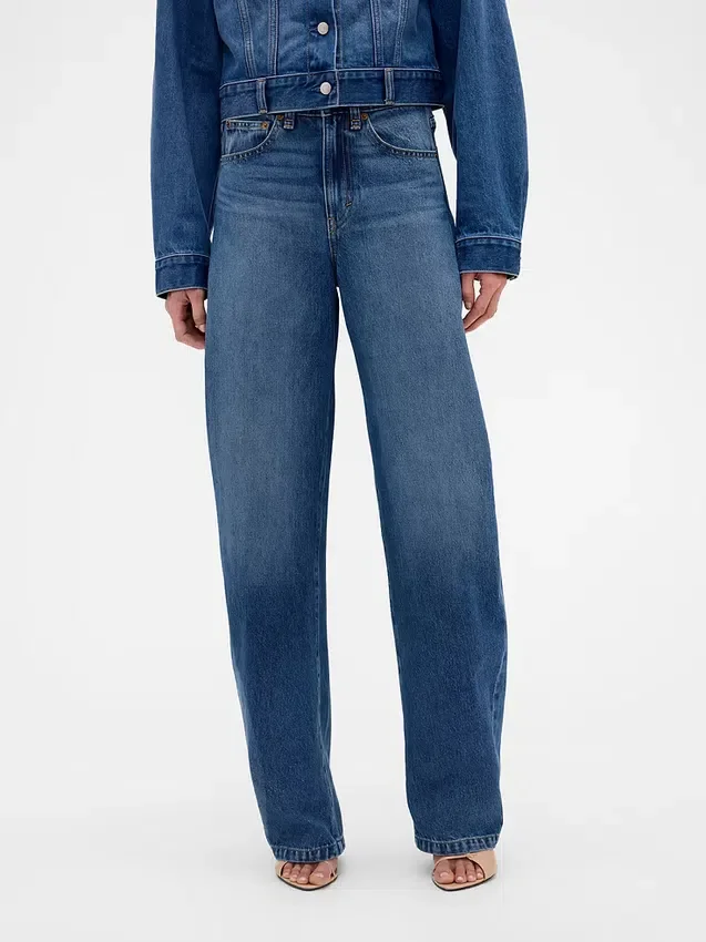 Gap × Victoria Beckham High-Rise-Arc-Jeans