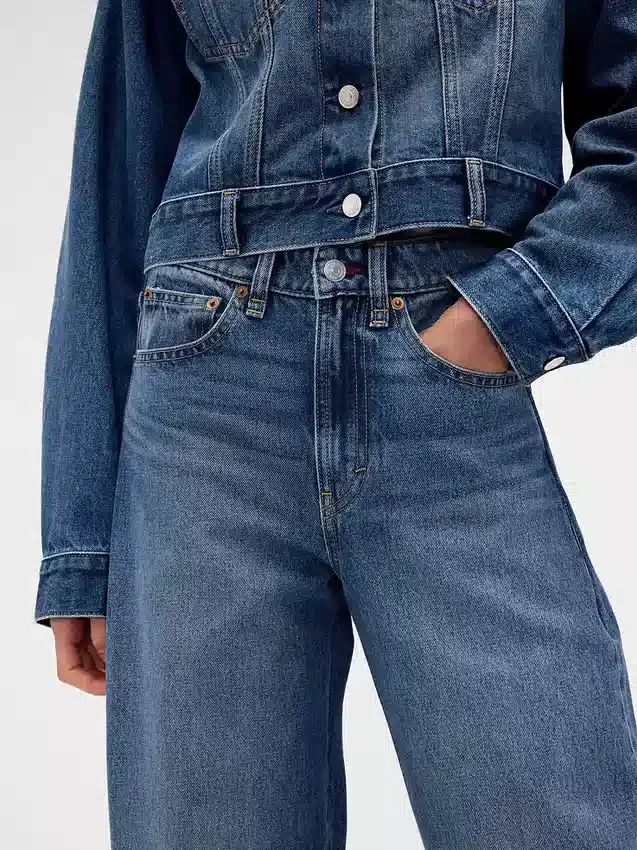 Gap × Victoria Beckham High-Rise-Arc-Jeans