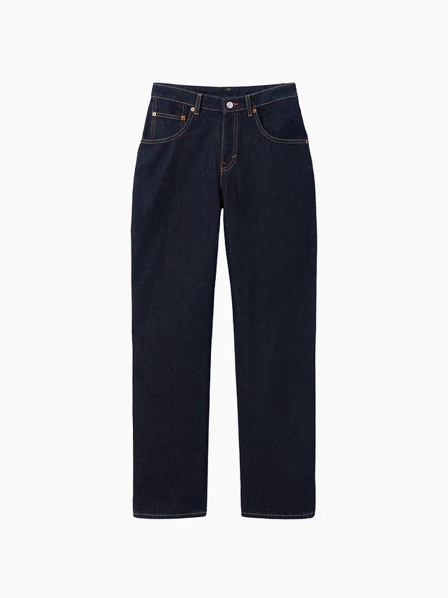 GAP × Victoria Beckham High-Rise-Jeans in gerader Passform