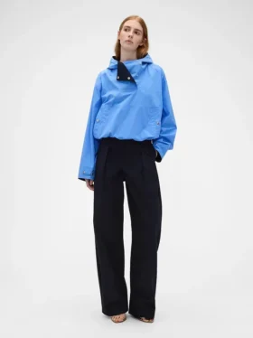 GAP × Victoria Beckham Hoch taillierte Plissee-Hose mit Bogen