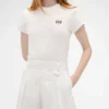 GAP × Victoria Beckham Hoch taillierte Plissee-Hose mit Bogen