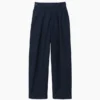 GAP × Victoria Beckham Hoch taillierte Plissee-Hose mit Bogen