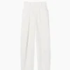 GAP × Victoria Beckham Hoch taillierte Plissee-Hose mit Bogen