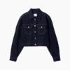 GAP × Victoria Beckham Lässige, kurz geschnittene Jeansjacke