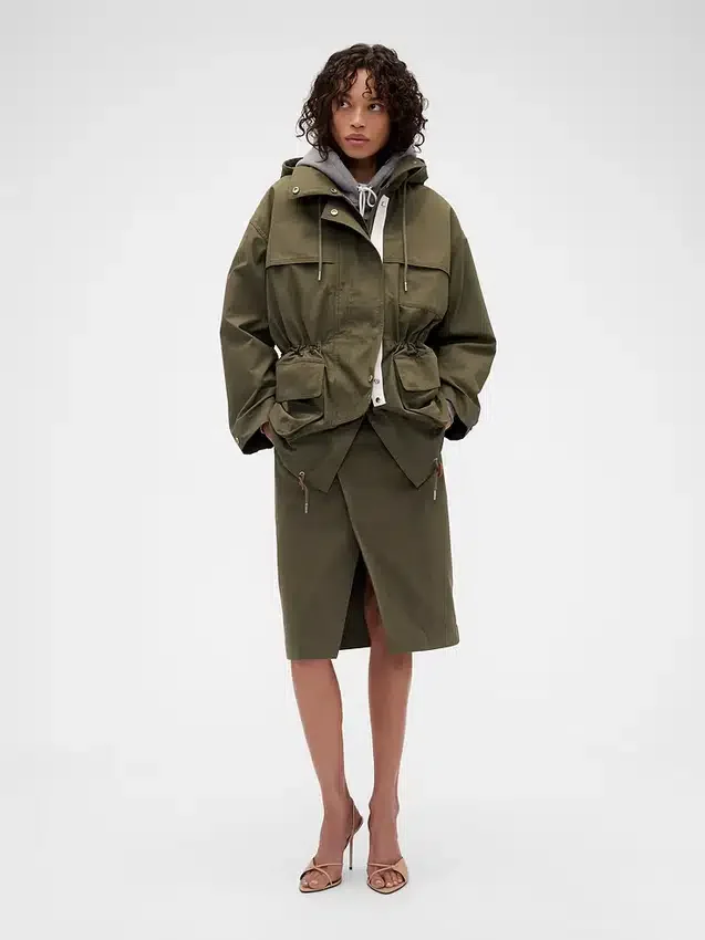 GAP × Victoria Beckham Parka-Jacke