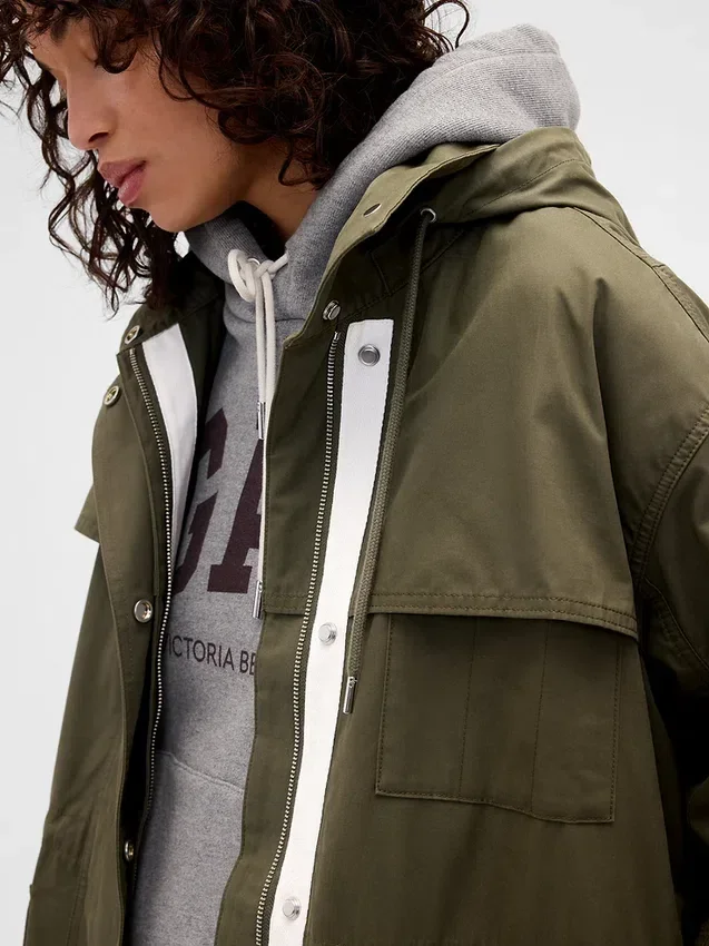 GAP × Victoria Beckham Parka-Jacke
