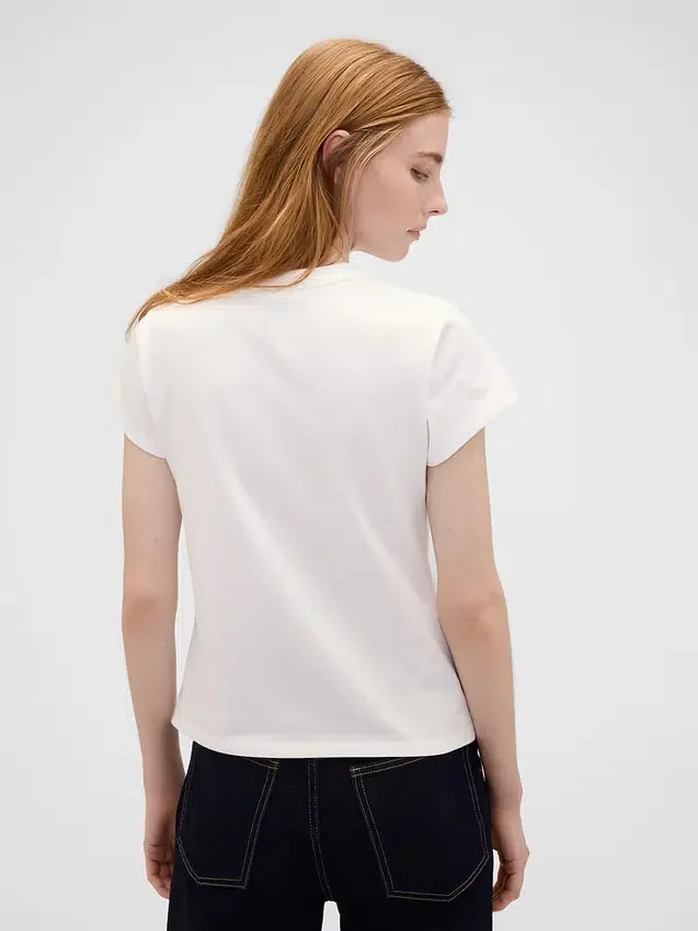 Gap × Victoria Beckham T-Shirt aus Bio-Baumwolle mit Logo