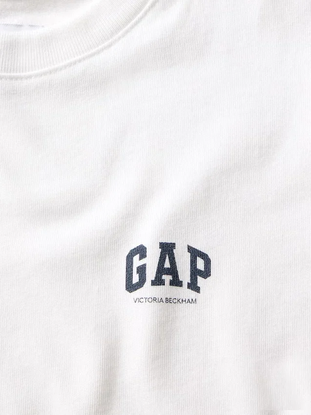 Gap × Victoria Beckham T-Shirt aus Bio-Baumwolle mit Logo