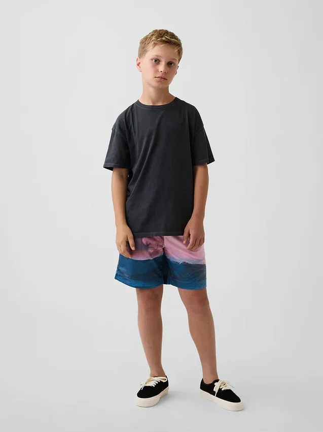 GapFit 6" Recycled Mesh Easy Shorts für Kinder