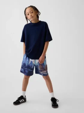 GapFit 6" Recycled Mesh Easy Shorts für Kinder