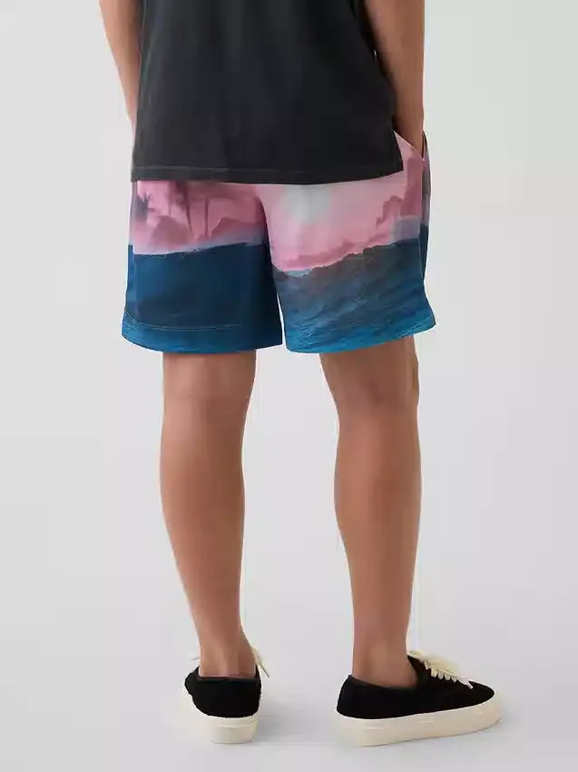 GapFit 6" Recycled Mesh Easy Shorts für Kinder