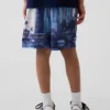 GapFit 6" Recycled Mesh Easy Shorts für Kinder