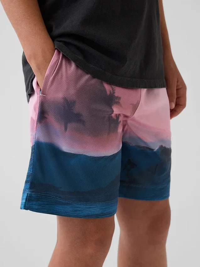 GapFit 6" Recycled Mesh Easy Shorts für Kinder