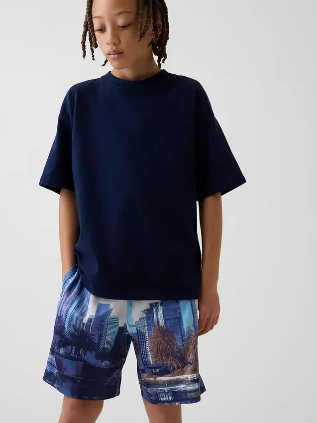 GapFit 6" Recycled Mesh Easy Shorts für Kinder