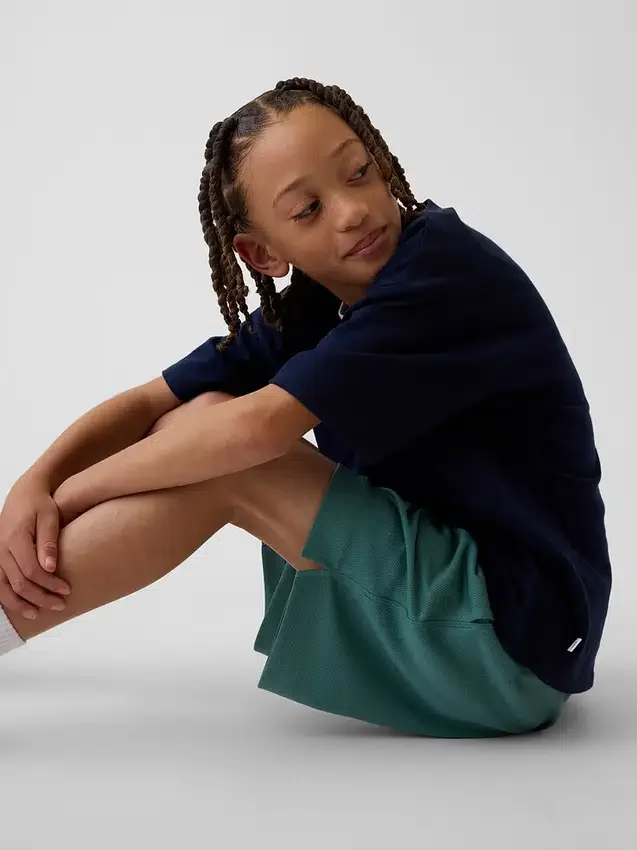 GapFit 6" Recycled Mesh Easy Shorts für Kinder
