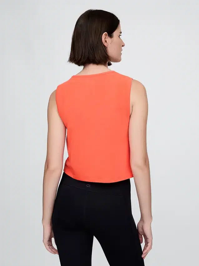 GapFit Breathe Crop-Muscle-Tank-Top