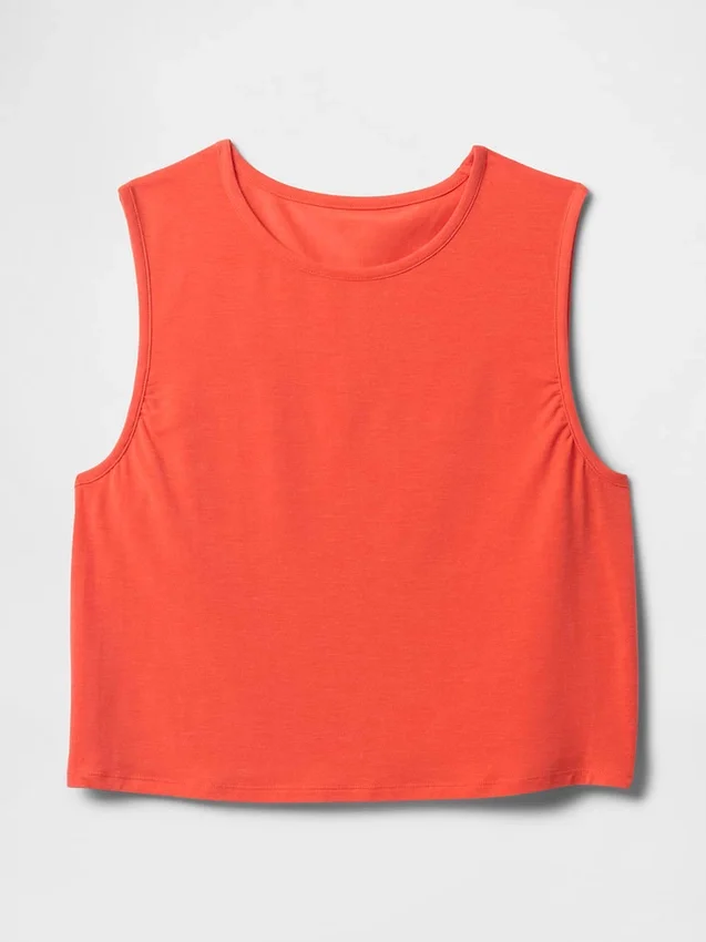 GapFit Breathe Crop-Muscle-Tank-Top