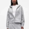 GapFit Oversize-Hoodie mit Reißverschluss