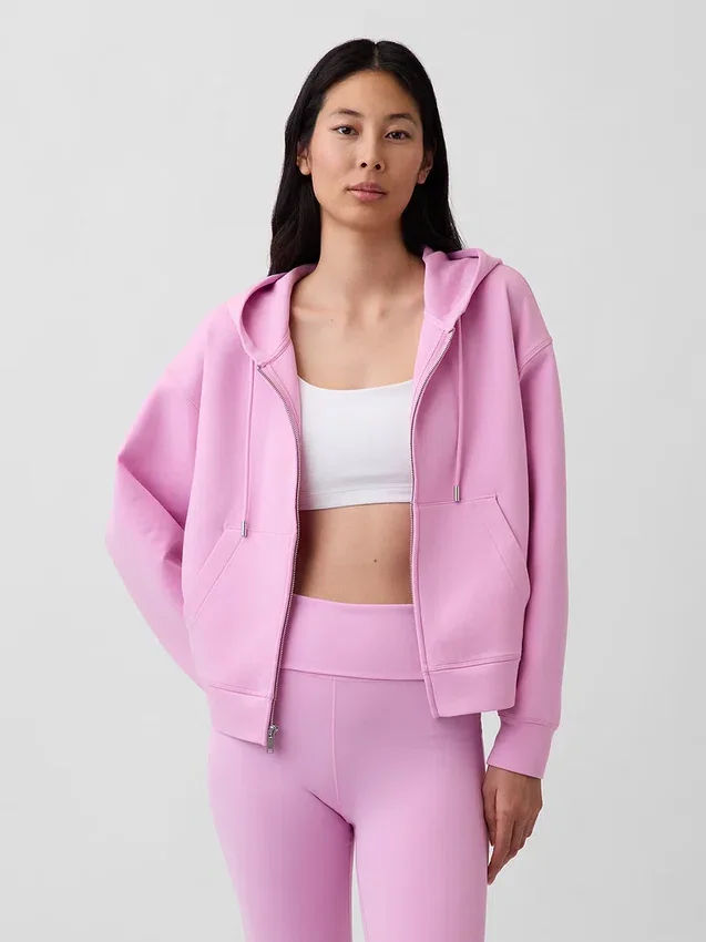 GapFit Oversize-Hoodie mit Reißverschluss