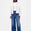 GapFit Oversize-Hoodie mit Reißverschluss