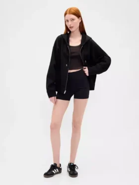 GapFit Oversize-Hoodie mit Reißverschluss