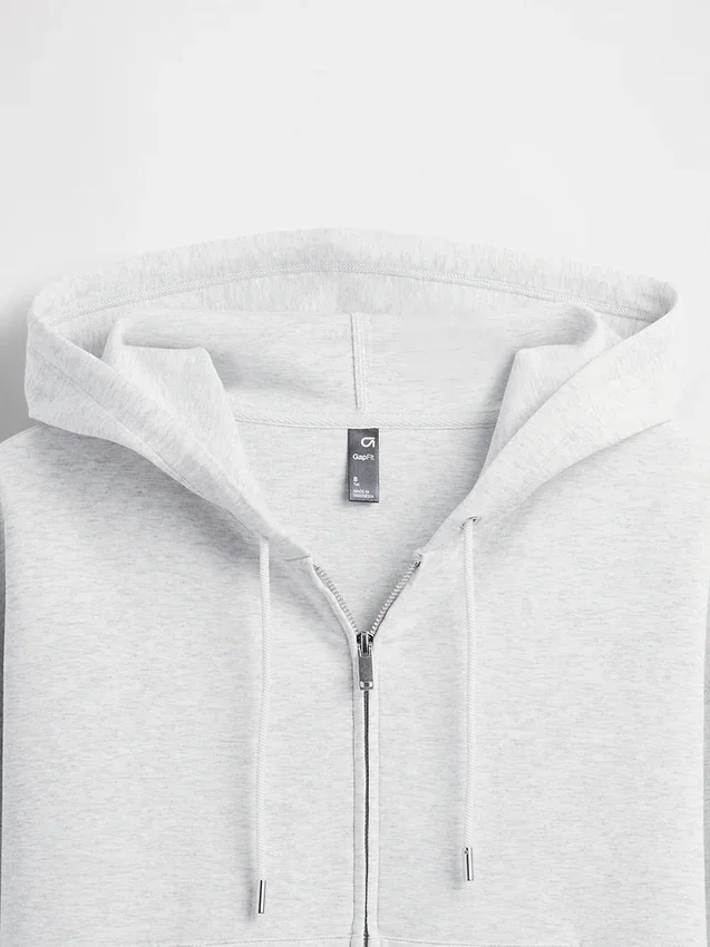 GapFit Oversize-Hoodie mit Reißverschluss