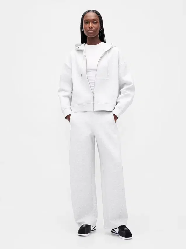 GapFit Oversize-Hoodie mit Reißverschluss