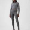 GapFit Smooth Jersey-Leggings mit hoher Taille