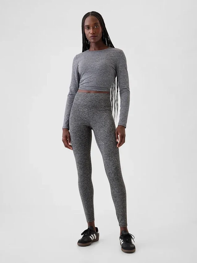 GapFit Smooth Jersey-Leggings mit hoher Taille