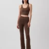 GapFit Smooth Mini-Flare-Leggings mit Umschlag