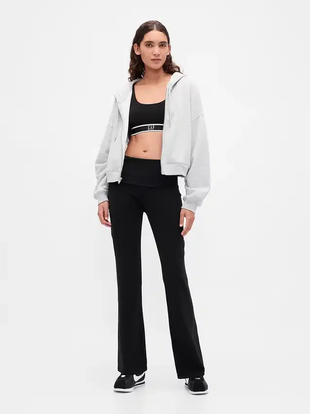 GapFit Smooth Mini-Flare-Leggings mit Umschlag