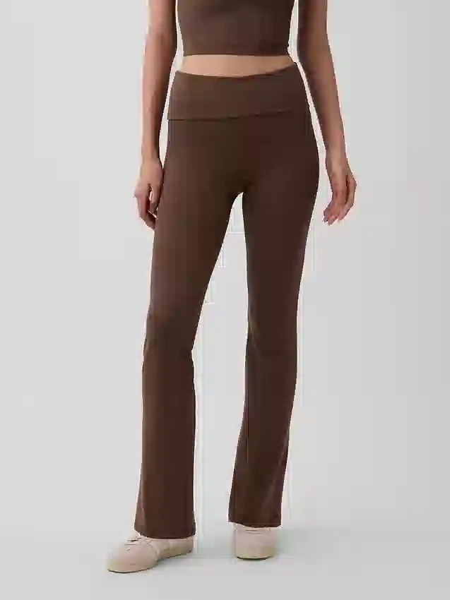 GapFit Smooth Mini-Flare-Leggings mit Umschlag