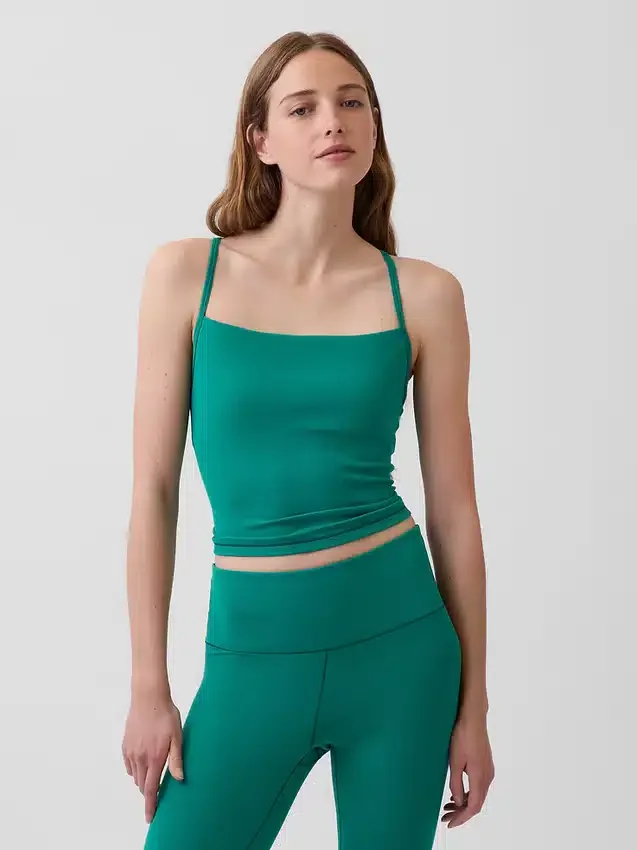 GapFit Smooth Racerback Crop-Tank-Top