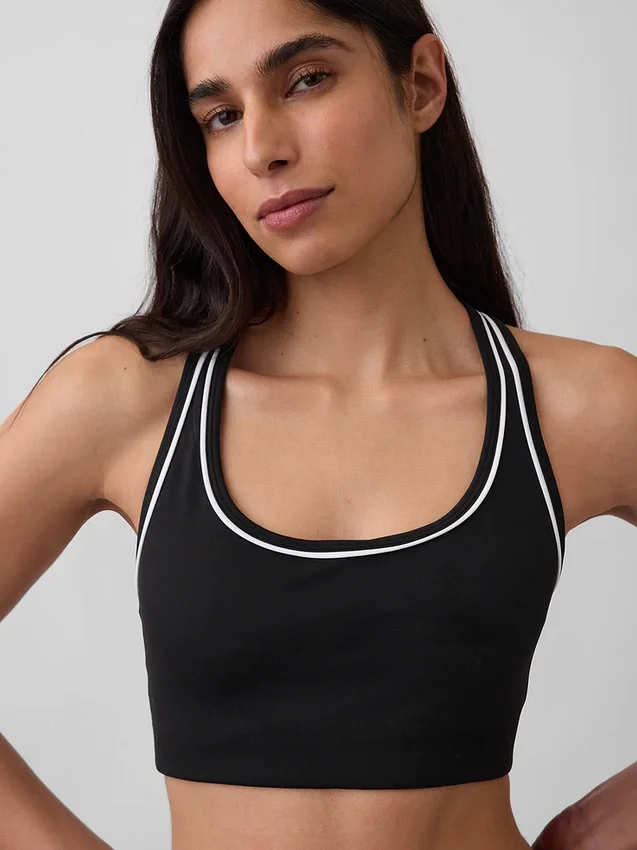 GapFit Smooth Racerback-Sport-BH für mittlere Belastung